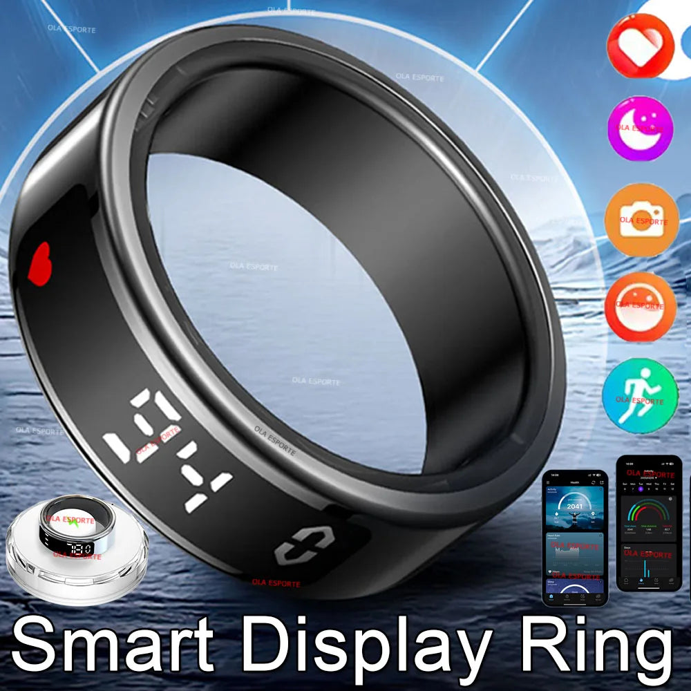 Smart Ring with Display Screen and Touch