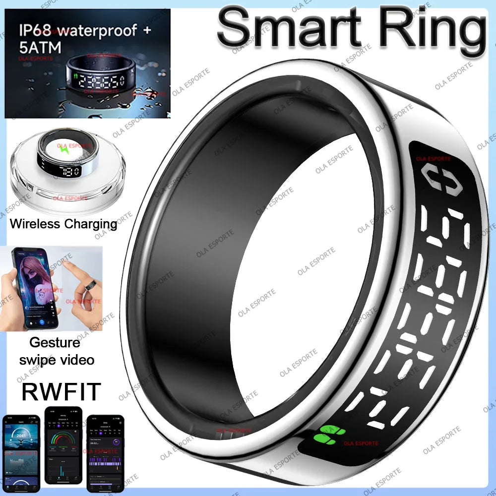 Smart Ring with Display Screen and Touch