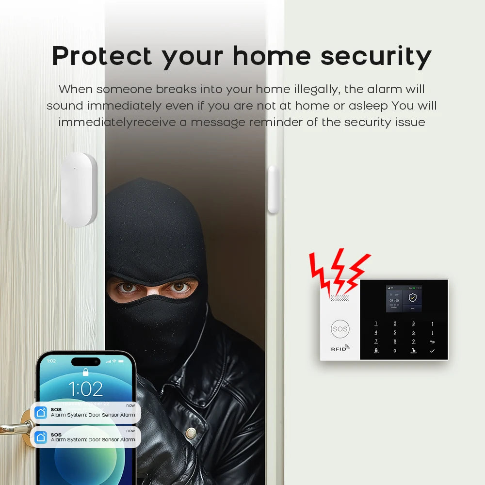 Smart Home Life Alarm Security System