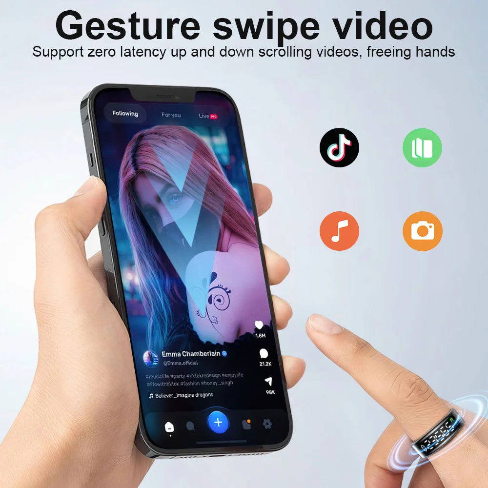 SY01 Smart Ring With LED Screen