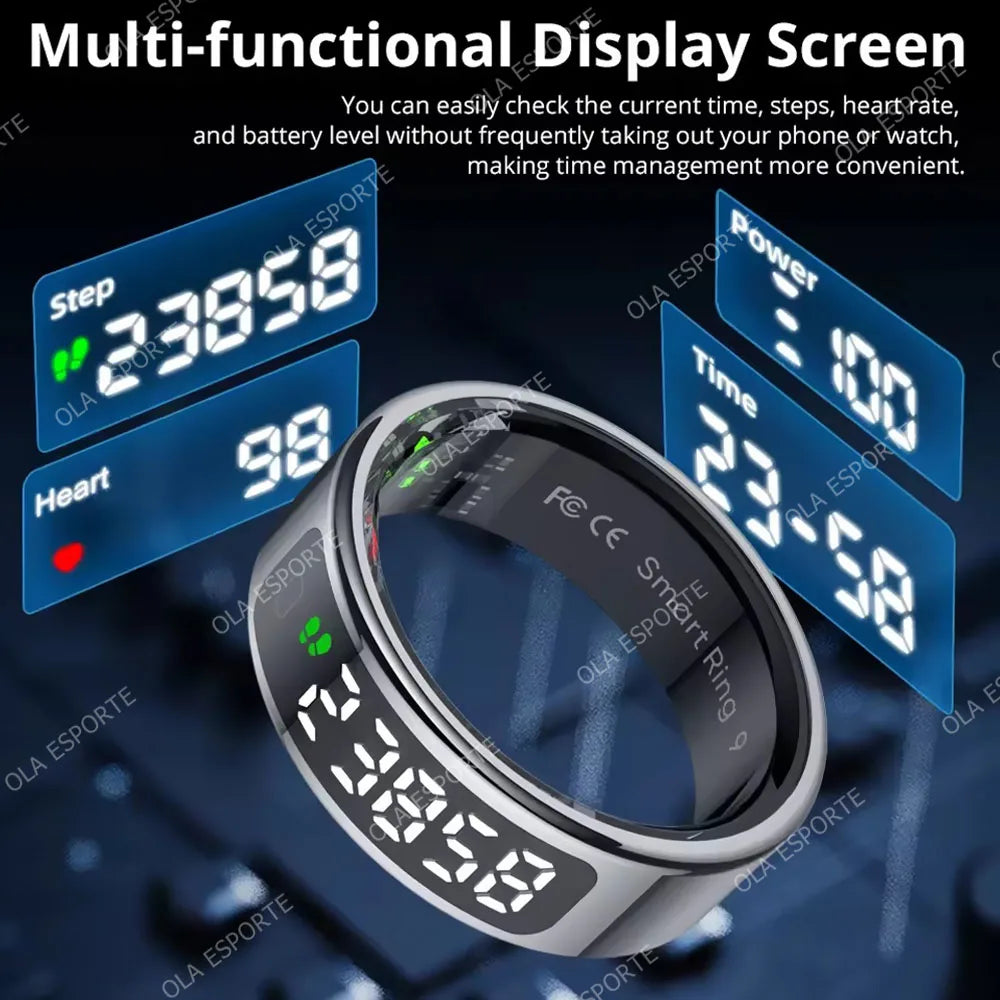 Smart Ring with Display Screen and Touch