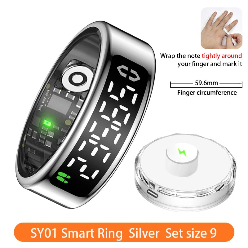 SY01 Smart Ring With LED Screen