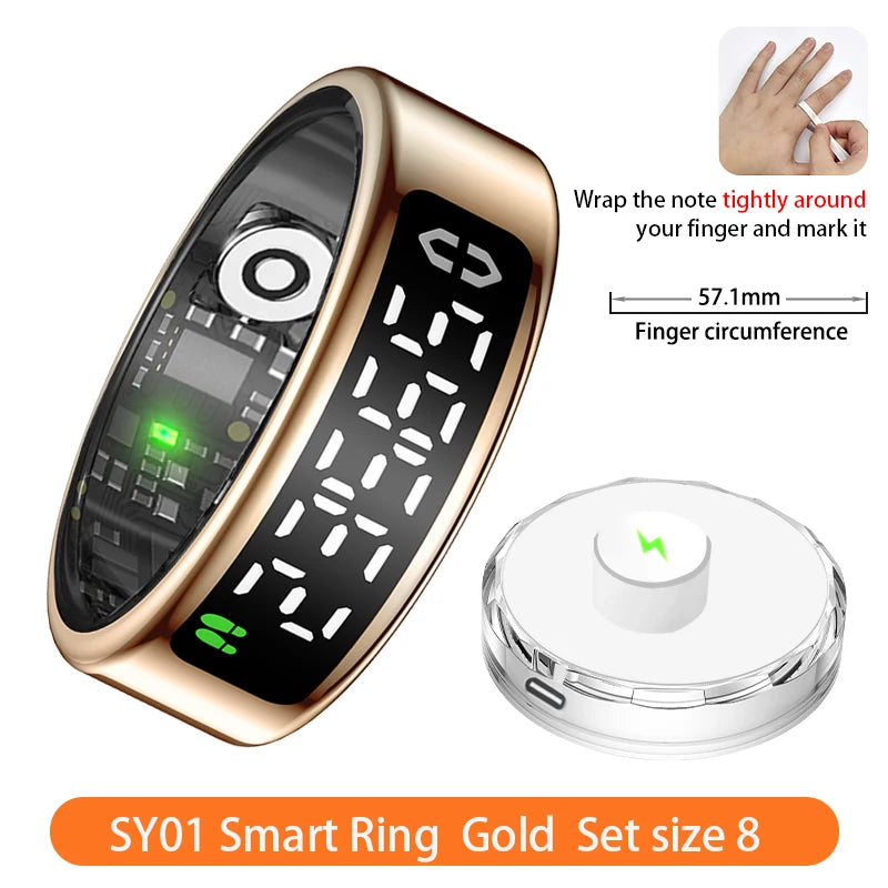 SY01 Smart Ring With LED Screen