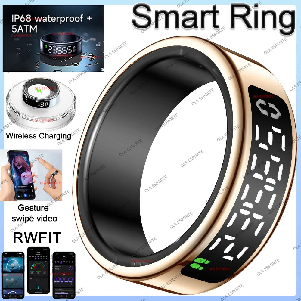 Smart Ring with Display Screen and Touch