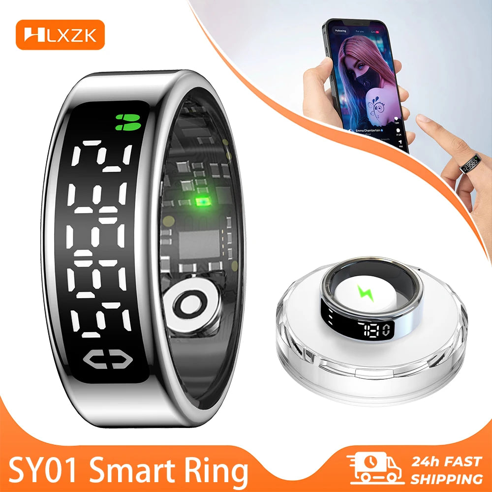 SY01 Smart Ring With LED Screen