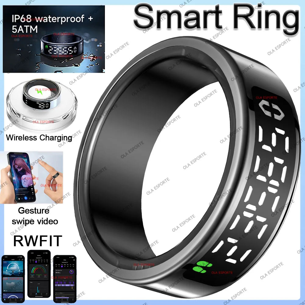 Smart Ring with Display Screen and Touch