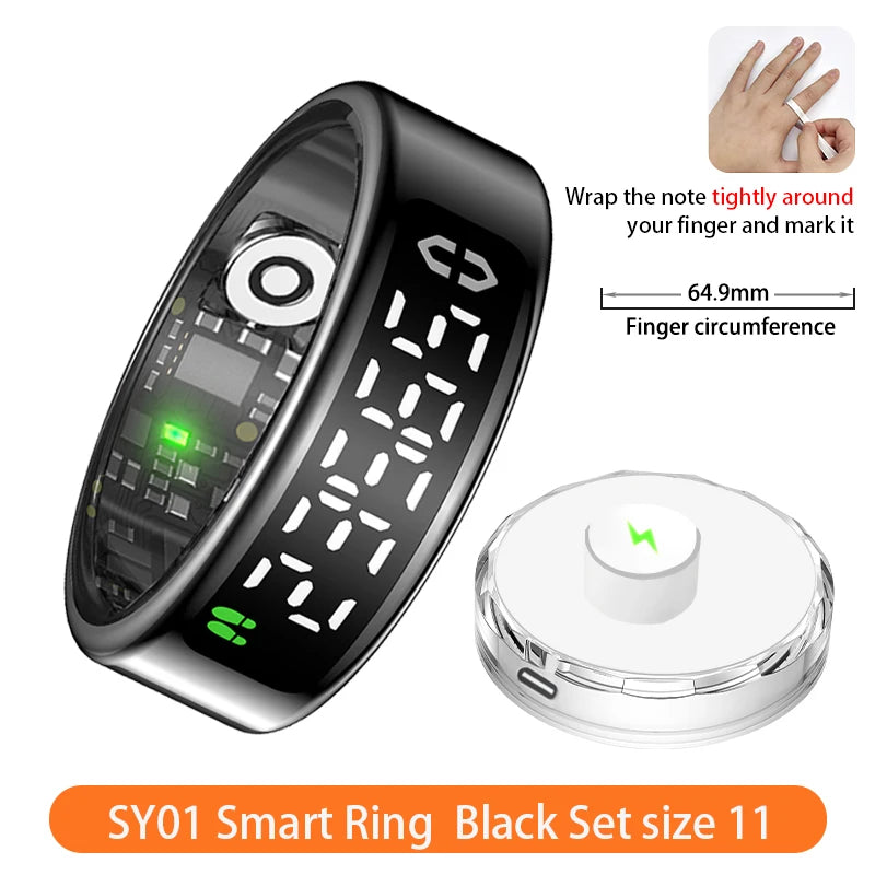 SY01 Smart Ring With LED Screen